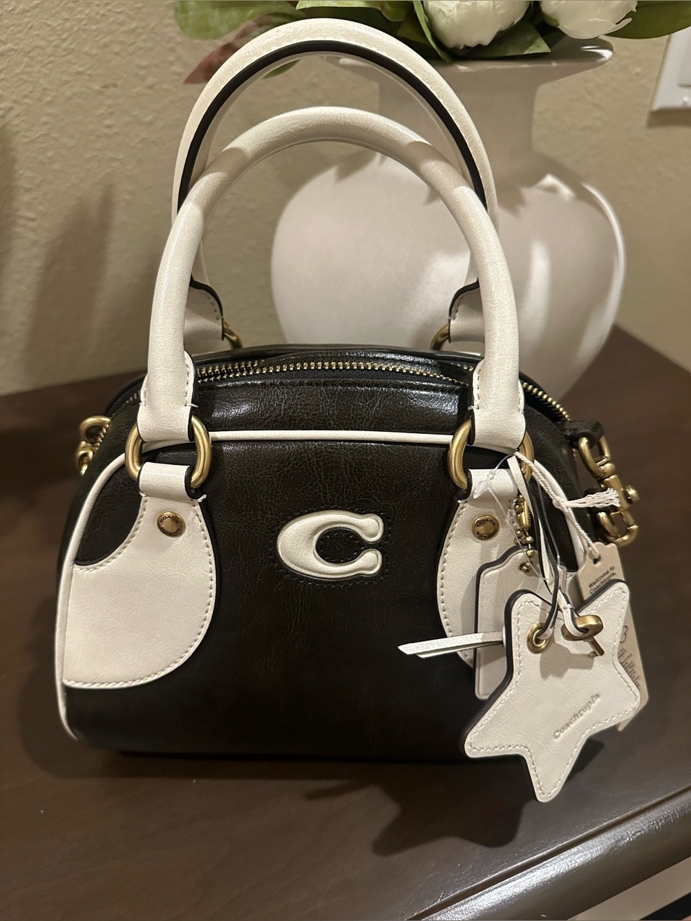 Coachtopia bowling top handle bag NWT